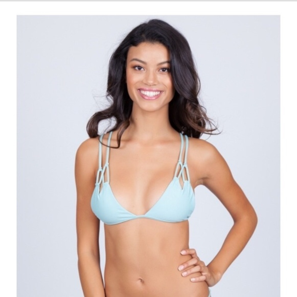 Acacia swimwear kekaha top tidepool